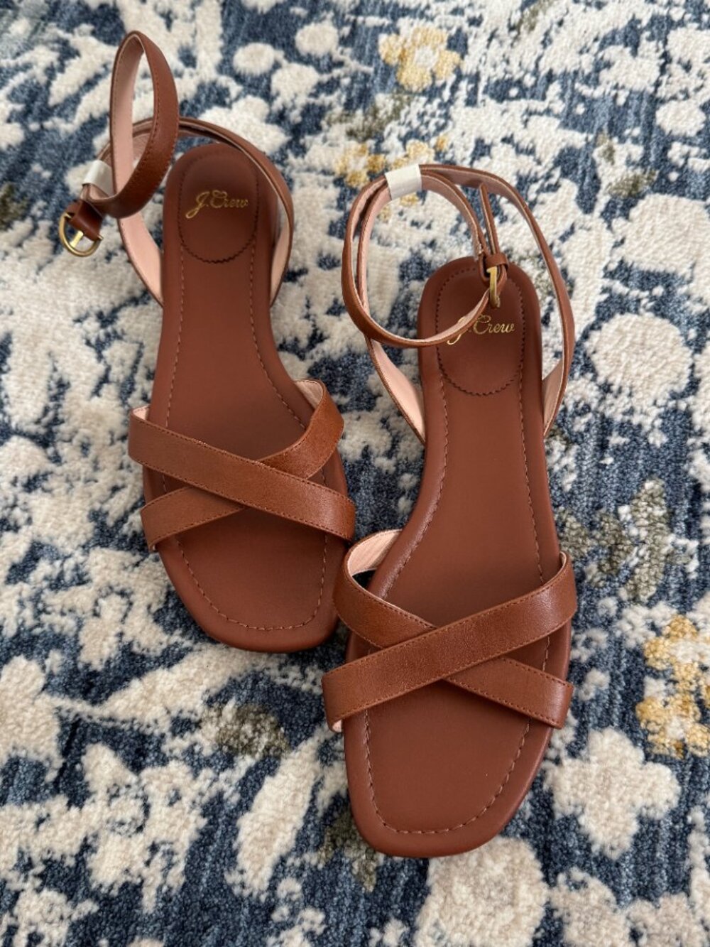 J.Crew Abbie Cross Strap Sandal | Size 9 | BRAND NEW - Picture 13 of 14